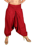 Whitewhale Men Women Rayon Baggy Hippie Boho Gypsy Aladdin Yoga Harem Pants
