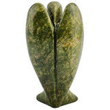 White Whale Unakite Healing Crystal Gemstone Carved Pocket Crystal Guardian Angel Figurines -1 Inch.