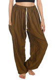Whitewhale Women's Rayon Harem Hippie Boho Yoga Palazzo Casual Pants
