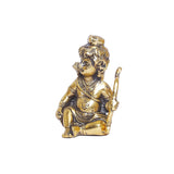 White Whale Metal Lord Shri Ram Statue for Pooja Room Mandir Temple Little Ram Murti Religious Idol for Home Office Décor Bal Ram Decorative Shopiece Figurines Sculpture for Gifting Purpose