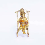 White Whale Chair Ganesha ji Reading Book with Antique Work,Ganesha Metal Statue,Ganpati Murti Idol for Pooja & Home,Office Décor Ganesh idol for Car Dashboard Religious Showpiece for Decoration & Gifting Article...