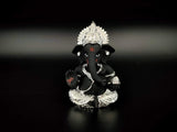 White Whale Lord Ganesha Statue for Car Dashboard God Ganesh Murti Ganpati Idol Figurine Gifts Home Décor