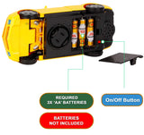 White Whale automatic 2-in-1 deformation toy with light music and bump function (sports car 2)- Multi color