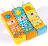 White Whale Musical Mobile Phone Toy Cellphone Telephone Educational Learning Toys with Lights and Sound Toys for Babies Kids Musical Toys - Multicolor (Battery Included),Plastic,Multi color,Pack of 1