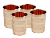 White Whale Pure Copper Luxury Jug with glass, Jug capacity 1600 ml