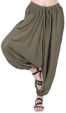 Whitewhale Men Women Cotton Baggy Hippie Boho Gypsy Aladdin Yoga Harem Pants
