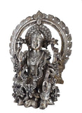 White Whale Goddess Lakshmi Statue,Hindu Goddess of Money, Wealth, Abundance, Fertility & Prosperity.