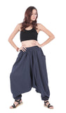 Whitewhale Men Women Cotton Baggy Hippie Boho Gypsy Aladdin Yoga Harem Pants