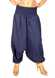 Whitewhale Men Women Rayon Baggy Hippie Boho Gypsy Aladdin Yoga Harem Pants