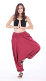Whitewhale Men Women Cotton Baggy Hippie Boho Gypsy Aladdin Yoga Harem Pants