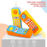 White Whale Musical Mobile Phone Toy Cellphone Telephone Educational Learning Toys with Lights and Sound Toys for Babies Kids Musical Toys - Multicolor (Battery Included),Plastic,Multi color,Pack of 1