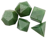 White Whale Reiki Healing Crystal Gemstone 5 Pieces Balancing Sacred Geometry Platonic Stone