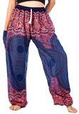 Whitewhale Women's Harem Hippie Boho Yoga Palazzo Casual Pants