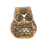 White Whale Vintage Metal Owl Showpiece and Paper Weight Metal Handicraft Idol for Home Decor and Office.