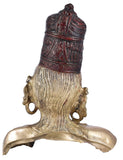 White Whale Brass Goddess Parvati Idol Figurine Home Decorative Showpiece