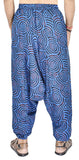 Whitewhale Mens Womens Cotton Printed Harem Pants Pockets Yoga Trousers Hippie