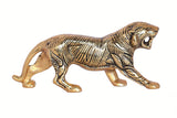 White Whale Golden Metal Antique Tiger /Jaguar / Panther / Sher Figurine Table Top Decorative,Feng Shui & Vanstu,Animal Showpiece Figurines...