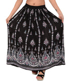 Whitewhale Womens Long Skirt India Traditional Clothing Designer For Spring Summer