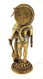 White Whale Lord Hanuman Brass Statue Religious Strength God Sculpture Idol