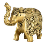 White Whale Elegant Brass Statue Showpiece Sculpture Home Decor FengShui Gift