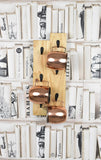 White Whale Wall-Mounted Wooded Coffee Mug Holder, Beer Mug Holder Kitchen Storage Rack