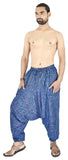 Whitewhale Mens Womens Cotton Printed Harem Pants Pockets Yoga Trousers Hippie