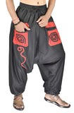 Whitewhale Mens Womens Rayon Pockets Harem Yoga Baggy Genie Hippie Pants