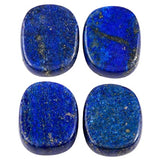 White Whale  4 pcs Engraved Chakra Stones Palm Stone Reiki Balancing