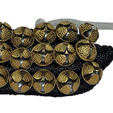 Whitewhale Handmade Indian Classical Ghungroo Dance Accessories Bharatnatyam, Kuchipudi, Odissi Ghungru For Dancer's Feet (30 bells + 30 bells)