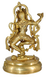 White Whale Maa Kali Brass Statue Religious Goddess Sculpture Idol Home Decor Figurine