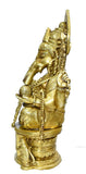 White Whale Brass Decor India Mangalkari Ganesha Statue Home Decor (25 inches)