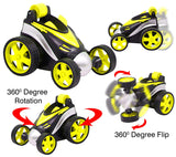 White Whale RC Stunt Vehicle 360° Rotating Rolling Radio Control Electric Race Car, Remote Control Car