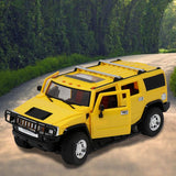 White Whale Scale Rechargeable R/C H2 Hummer with Opening Doors & Glowing Headlights.
