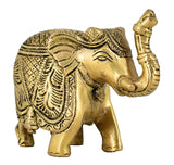 White Whale Elegant Brass Statue Showpiece Sculpture Home Decor FengShui Gift