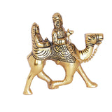 White Whale Rajasthani Couple Cultural Statue Sitting on Camel for Home Decoration showpiece Idol Dhola Maru - Romantic Couple of Rajasthan