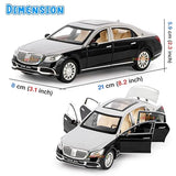 White Whale Metal Die cast Pullback Openable Doors Toy Cars with Flashing Light Musical Sound Car for Gifts Toys for Kids Boys and Girls Children (Black)