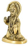 White Whale Lord Hanuman Idol Strength Monkey Figurine Bajrang bali Statue Brass Sculpture Diwali Decor Gifts