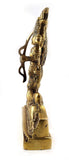 White Whale Maa Kali Brass Statue Religious Goddess Sculpture Idol