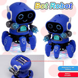 White Whale Musical Toy Battery Operated Transparent Gear Bus with 3D Light & Sound Effects 360 Degree Rotating for Boys Girls Kids (Multicolor) Pack of 1