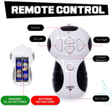 White Whale Remote Control Electric Musical and Dancing Intelligent Robot with 3D Lights