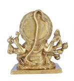 Whitewhale Large Unique Five Face Panchmukhi Hanuman Brass Statue Religious Strength God Sculpture Idol