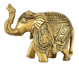 White Whale Elegant Brass Statue Showpiece Sculpture Home Decor FengShui Gift