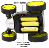White Whale RC Stunt Vehicle 360° Rotating Rolling Radio Control Electric Race Car, Remote Control Car