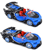White Whale Bugatti Style Remote Control Rechargeable Car with Opening Doors