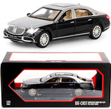 White Whale Metal Die cast Pullback Openable Doors Toy Cars with Flashing Light Musical Sound Car for Gifts Toys for Kids Boys and Girls Children (Black)