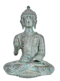 White Whale Brass Antique Buddha Statue Astmangal Buddhism Idol feng Shui Home Decorative Showpiece
