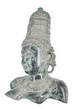White Whale Brass Antique Goddess Parvati Idol Figurine Home Decorative Showpiece