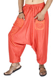 Whitewhale Mens Womens Rayon Pockets Harem Yoga Baggy Genie Hippie Pants