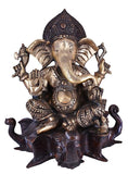 White Whale Ganesha Bhagwan Idol Ganesha Statue Ganpati Murti for Home Entrance Decor Luck Gift Home Decor