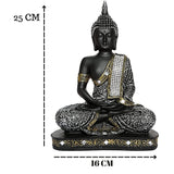 White Whale Handcrafted Buddha Statue/Figurine/Idol, Decorative Showpiece | for Living Room, Home Decor |